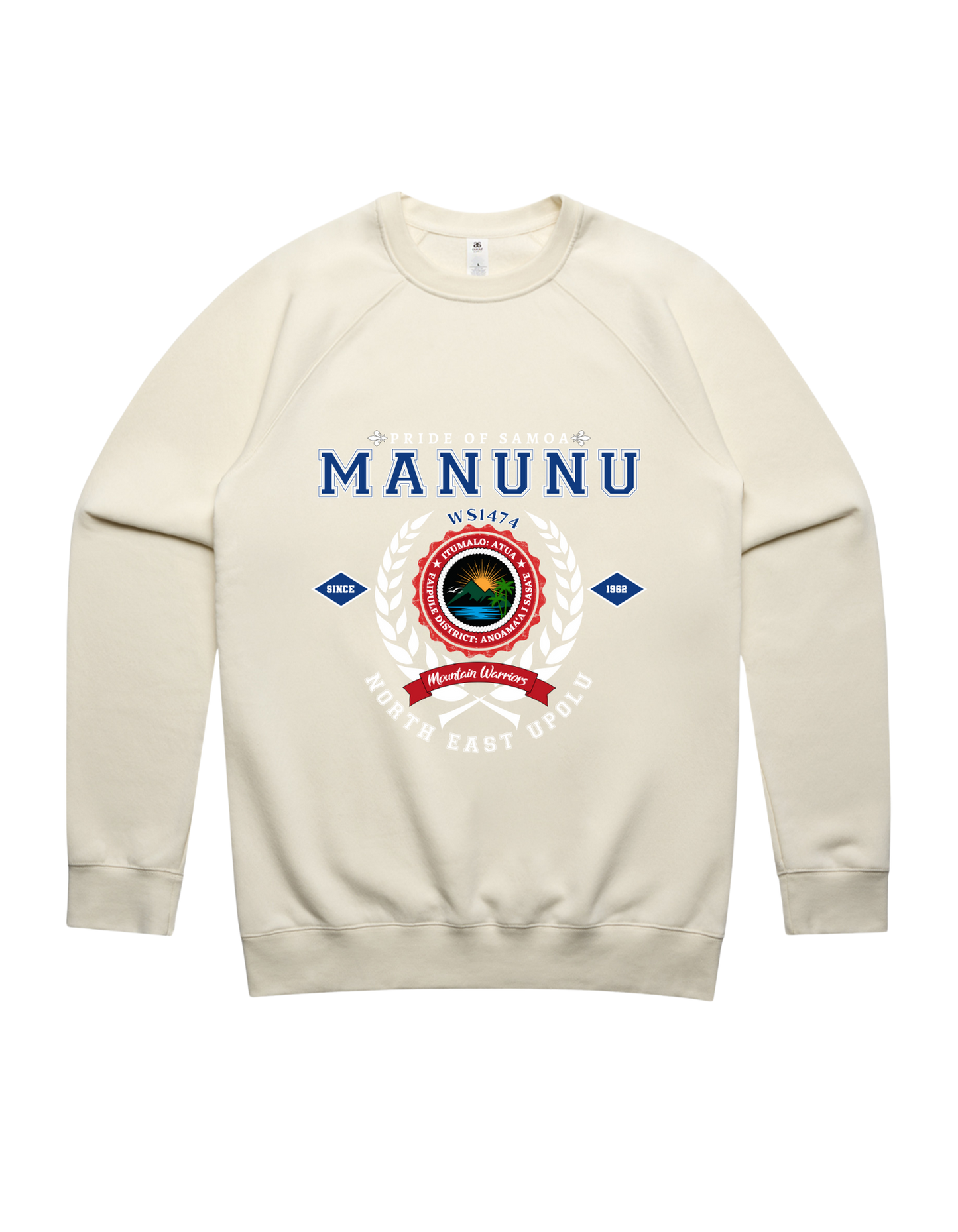 Manunu Crewneck 5100 - AS Colour